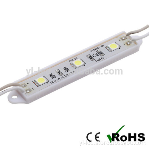 DC12v longlife ce rohs LED Strip Module SMD5050 DC12V 3led/pc IP65 daglicht wit
